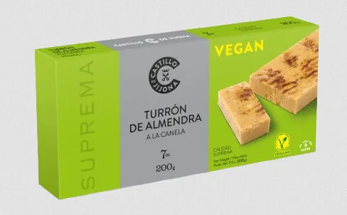 Turrón de almendra a la canela