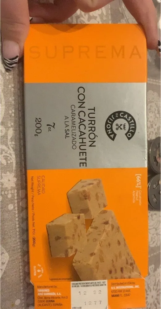 Turron cacahuete