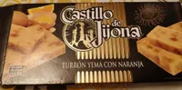 Turrón yema con naranja