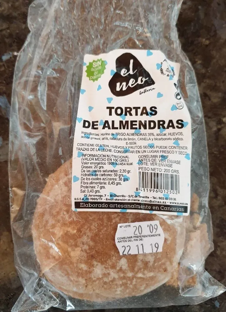 Tortas de almendras