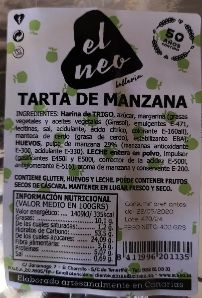 Tarta de Manzana