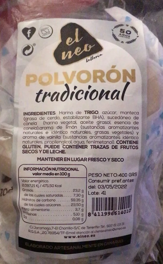 Polvoron tradicional