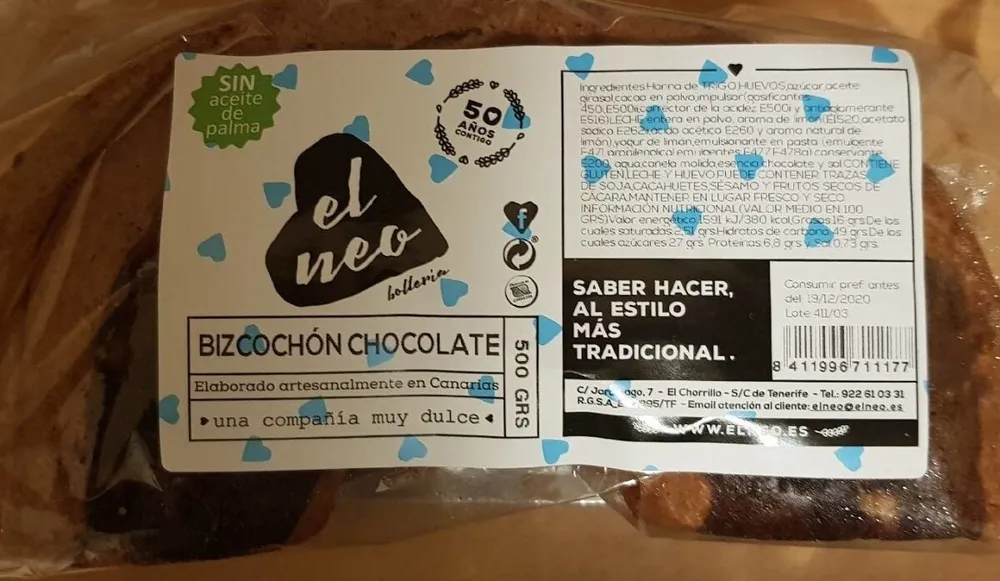 Bizcochon chocolate