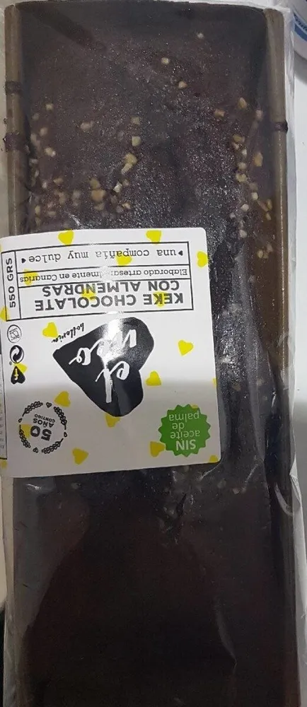 Keke chocolate con almendras