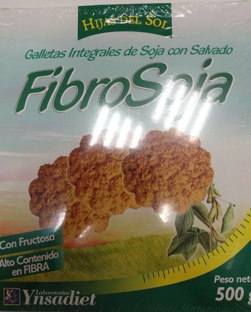 Galletas integrales de soja con salvado