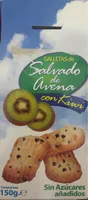 Galletas de salvado de avena con kiwi