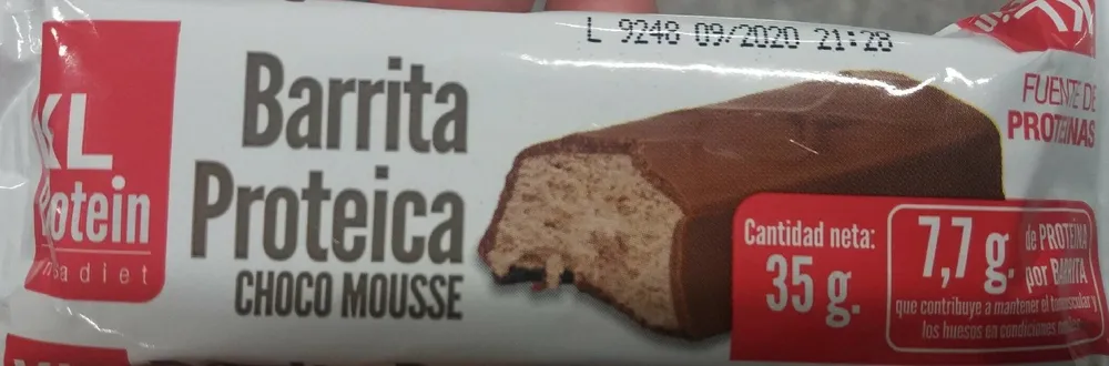 Barrita Proteica choco mousse