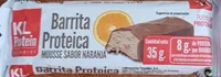 Barrita Proteica Mousse Sabor Naranja