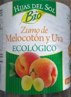 Zumo de melocotón y uva