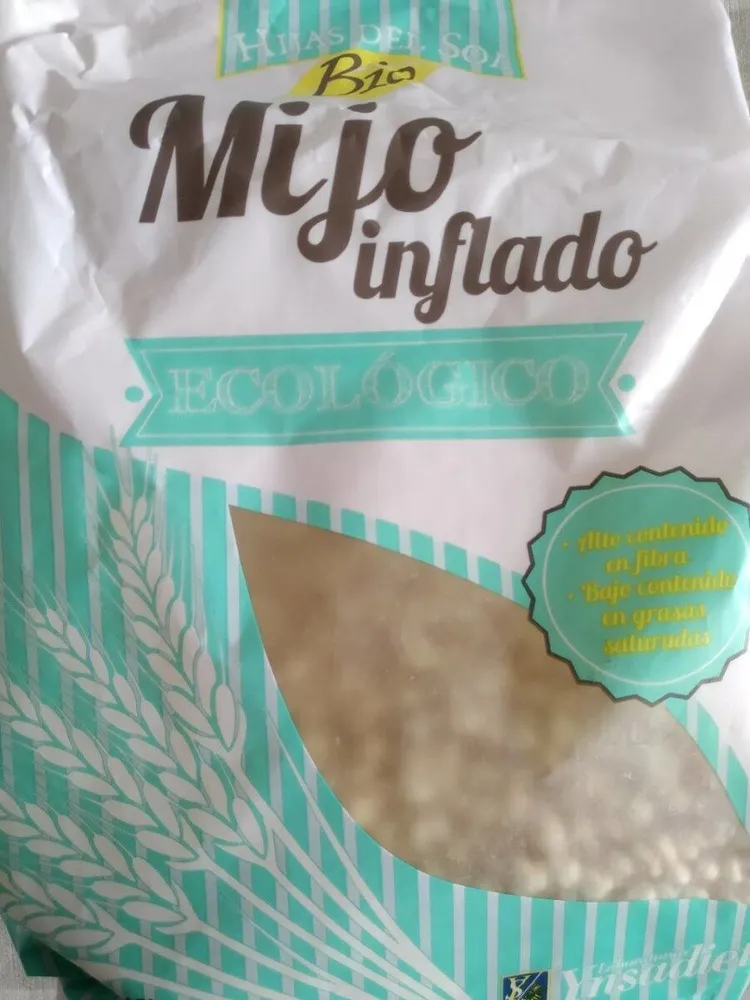 Mijo inflado ecológico