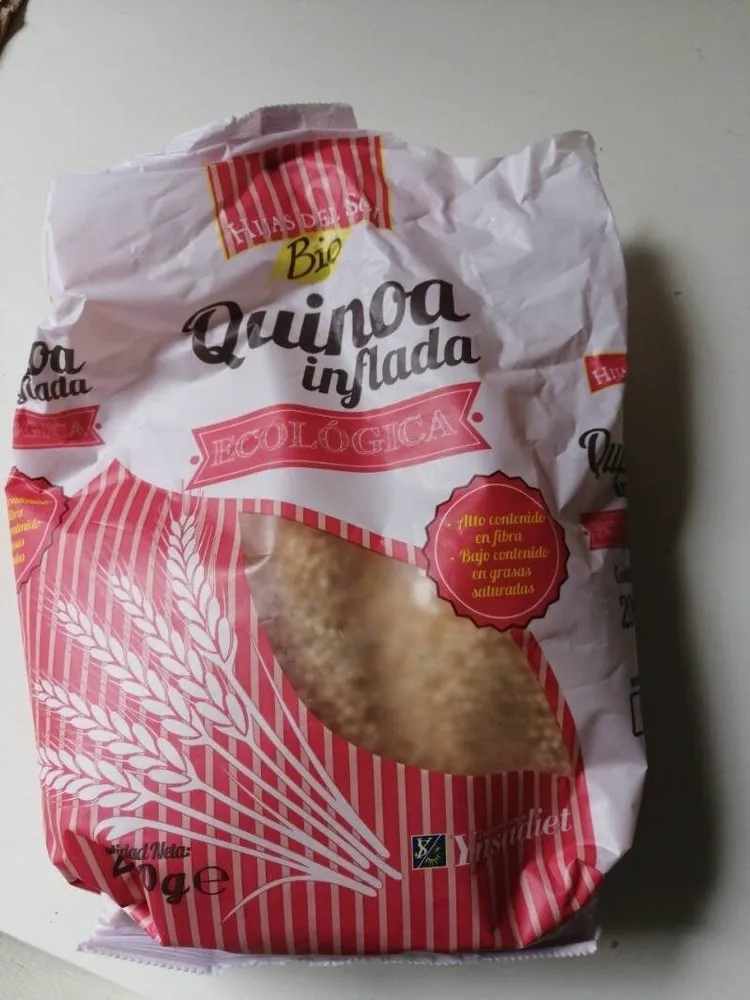 Quinoa inflada