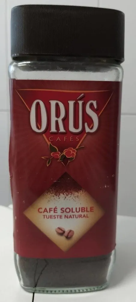 Café soluble tueste natural