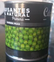 Guisantes al natural