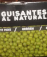 Guisantes al natural