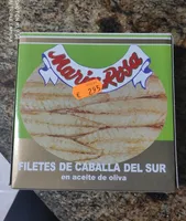 Filetes de caballa del sur en aceite de oliva
