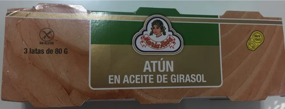 Atun en aceite de girasol