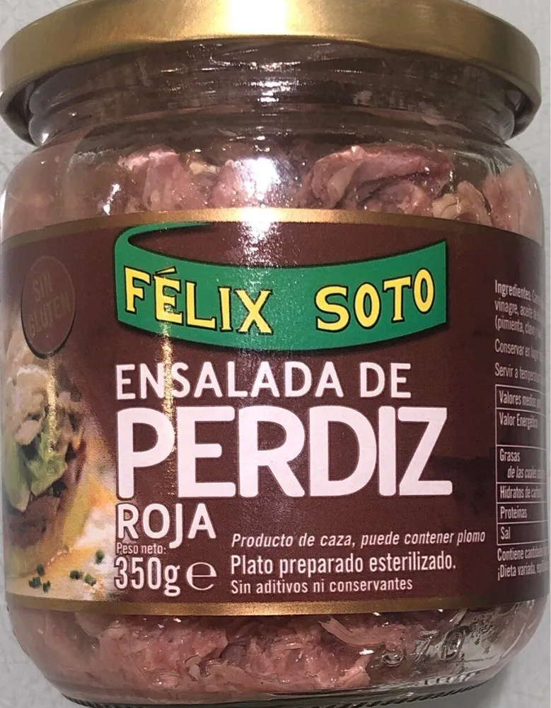 Ensalada de Perdiz Roja