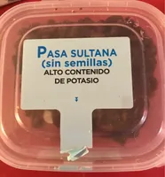 Pasa sultana sin semillas