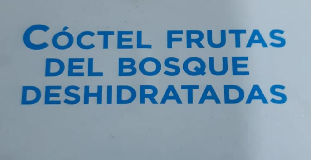 Cóctel frutas del bosque deshidratadas