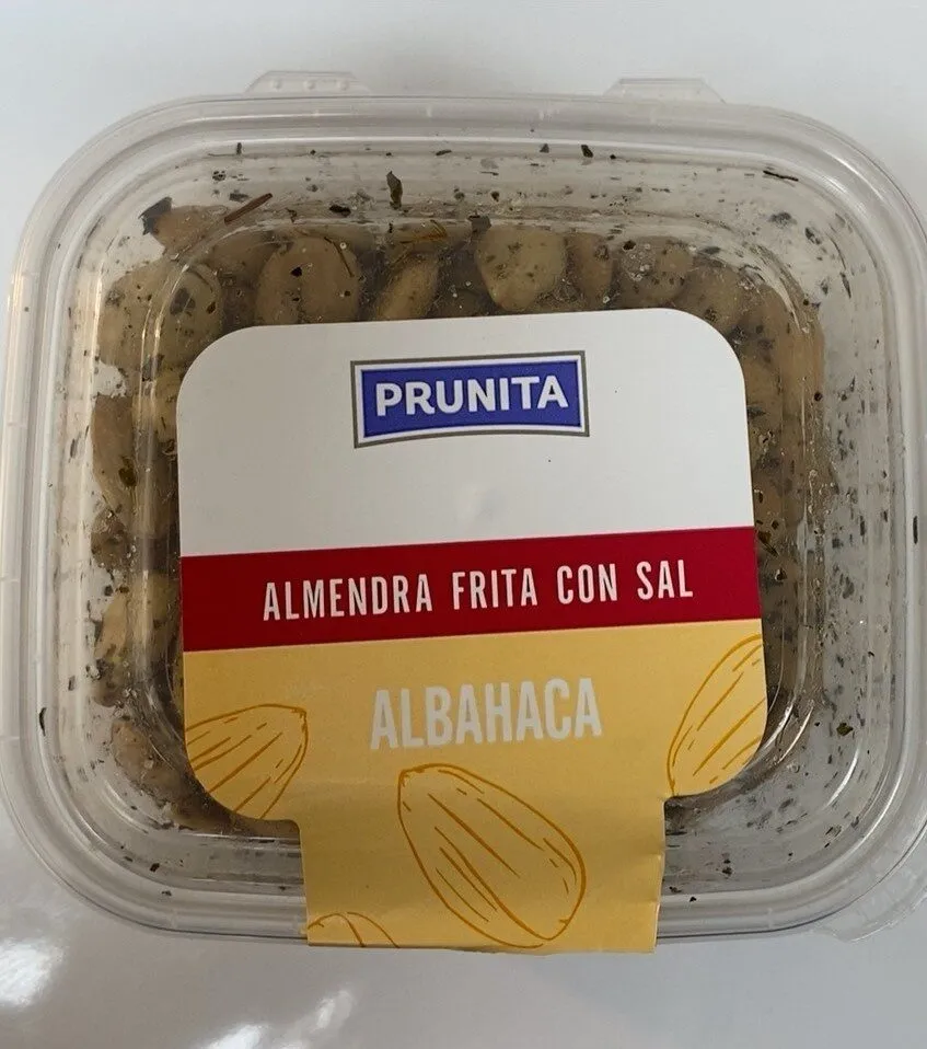 Almendra frita con sal Albahaca