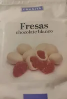 Fresas con chocolate blanco