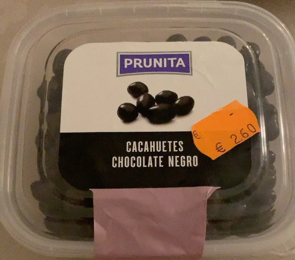 Cacahuetes chocolate
