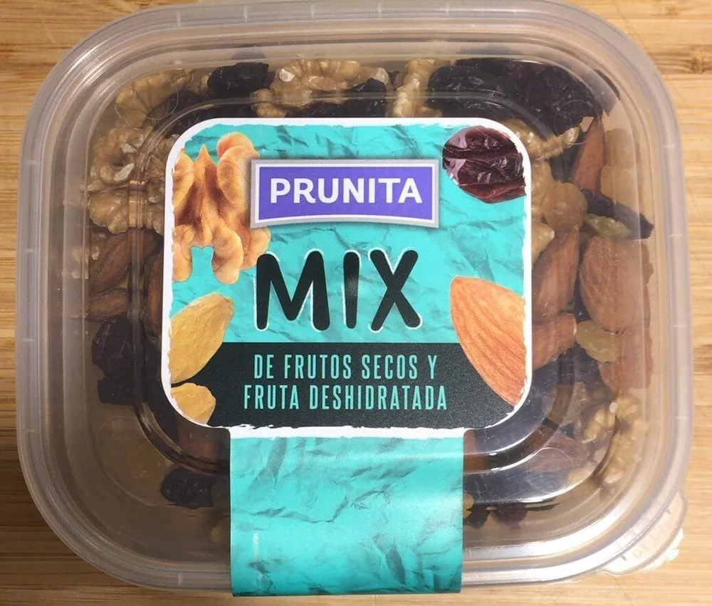 Mix de frutos secos y fruta deshidratada