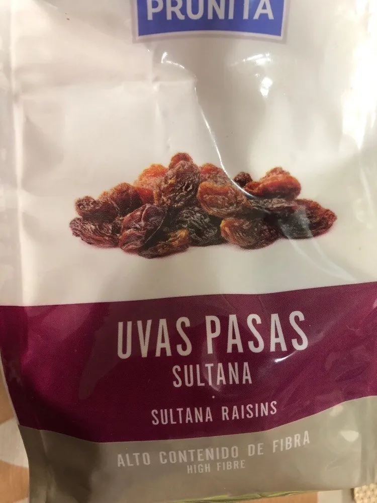 Uvas pasas sultana