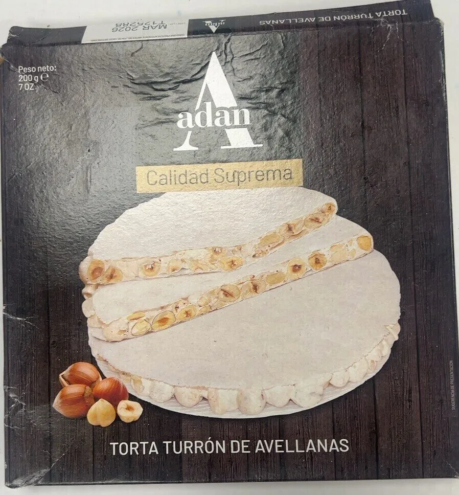 Torta Turrón de Avellanas