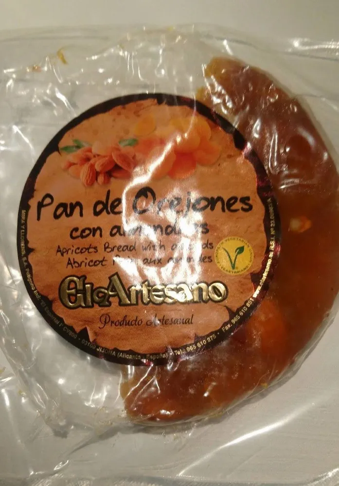 Pan de Orejones con almendras