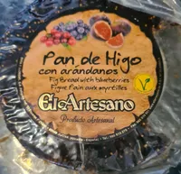 Pan de higo con arandanos