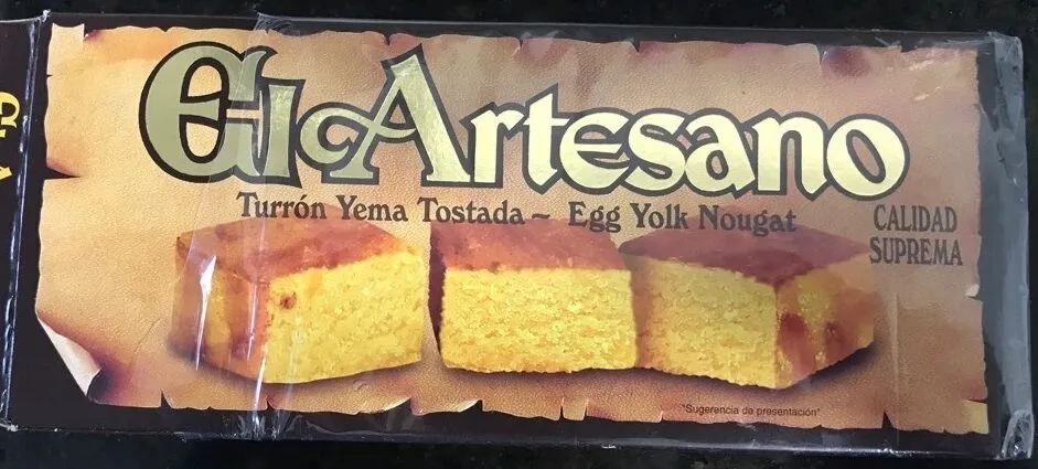 Turrón de yema tostada