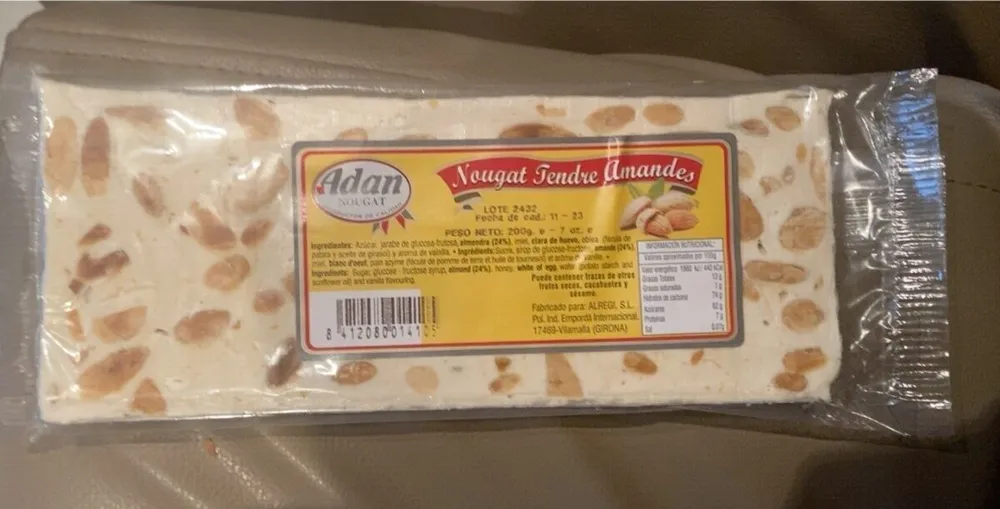 Nougat Tendre Amandes
