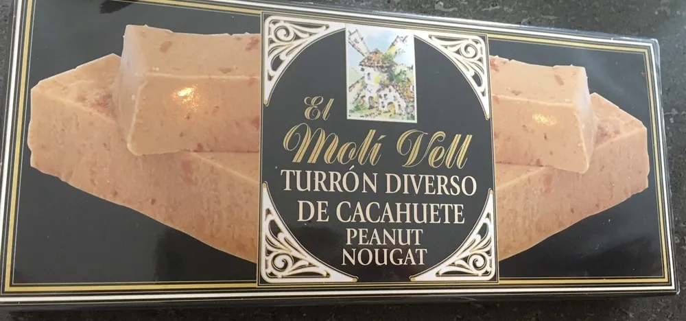Turron diverso de cacahuete