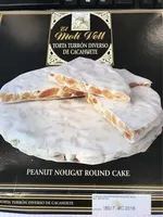 Torta turron diverso de cacahuète