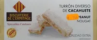 Túrron diverso de cacahuete