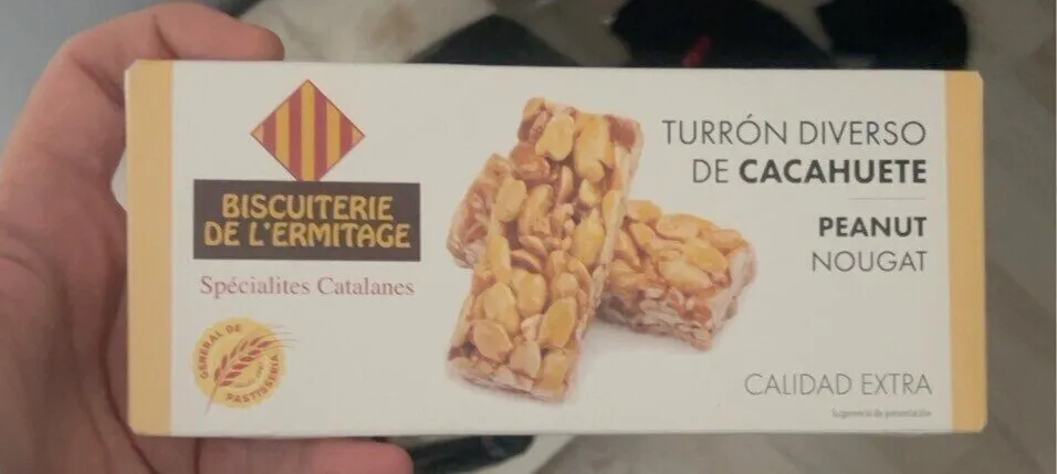 Turron diverso de cacahuete