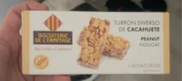 Turron diverso de cacahuete