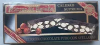 Nougat pur chocolat aux noisettes