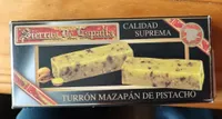 Turron mapazan de pistacho
