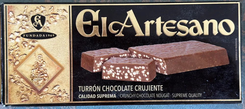 Turrón crujiente chocolate