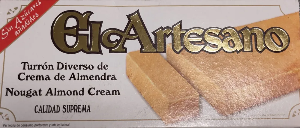 Turrón de Crema de Almendra