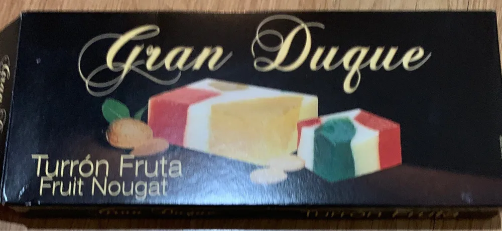 Turron fruta