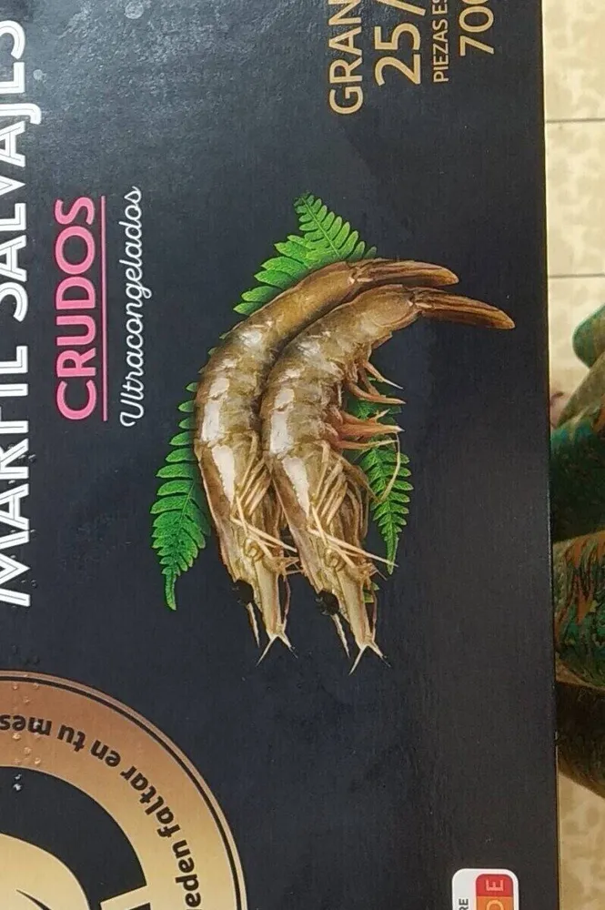 Langostinos marfil salvajes