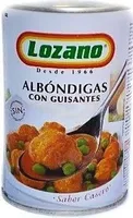 Albóndigas con guisantes