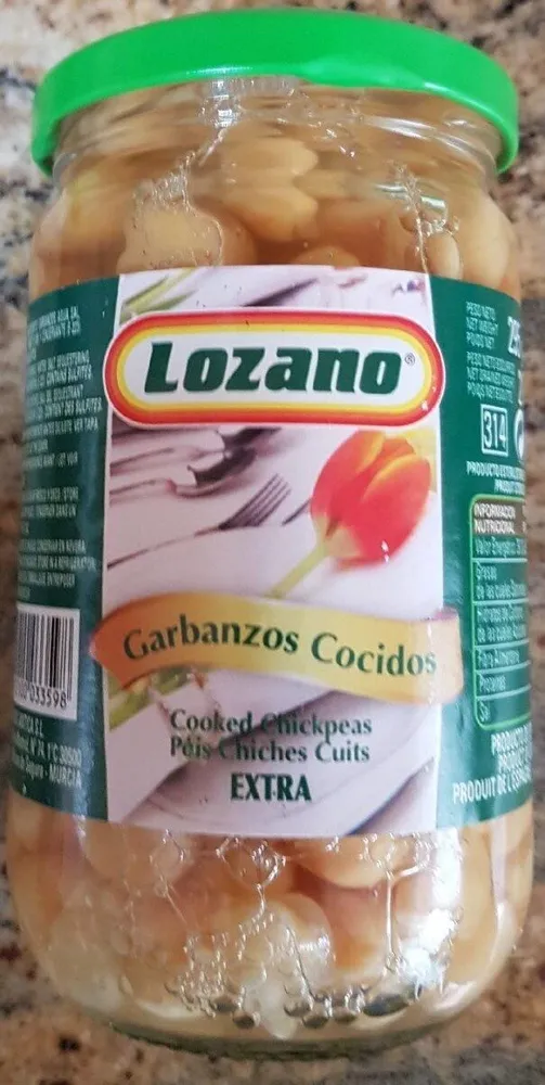 Garbanzos cocidos