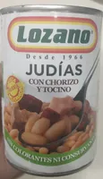 Judías con tocino y chorizo