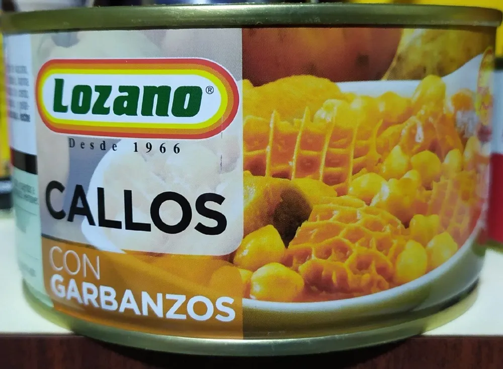 Callos con garbanzos