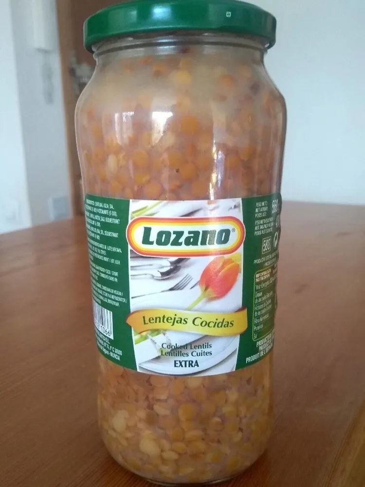 Lentejas cocidas