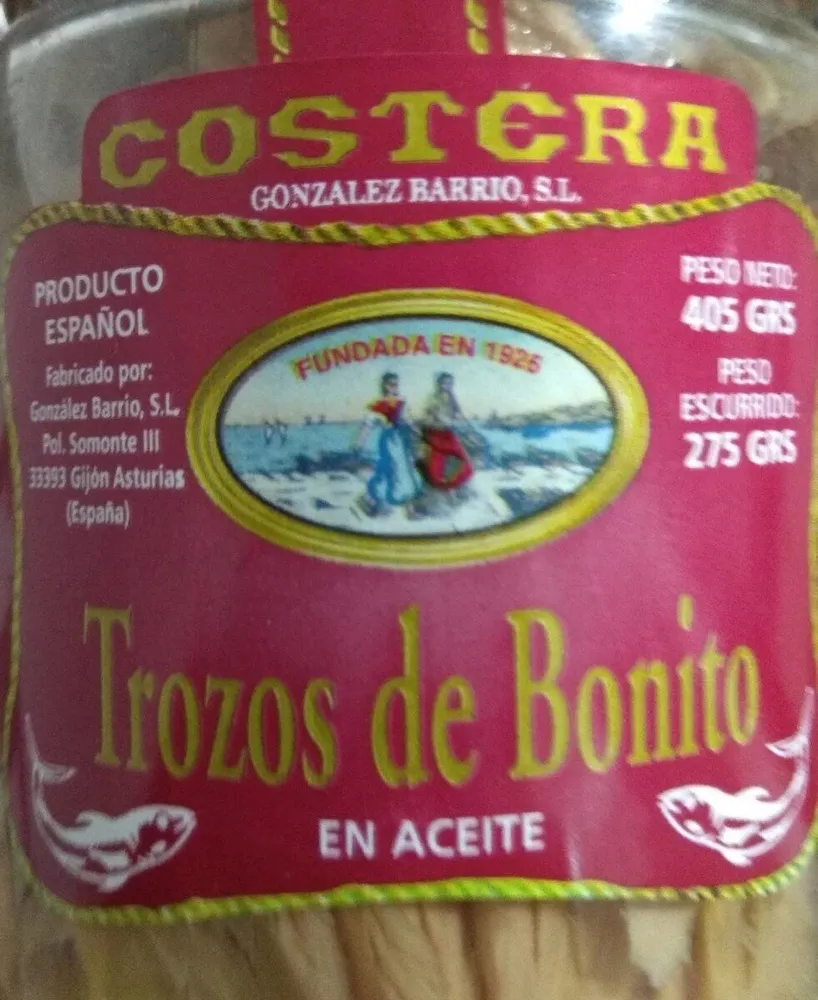 Trozos de bonito